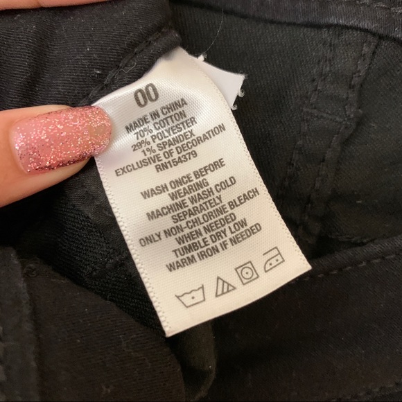 Black high waisted Aeropostale shorts - Picture 4 of 4